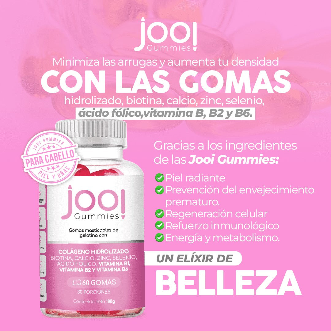 Gomas con Vitaminas para Piel, Cabello y Uñas