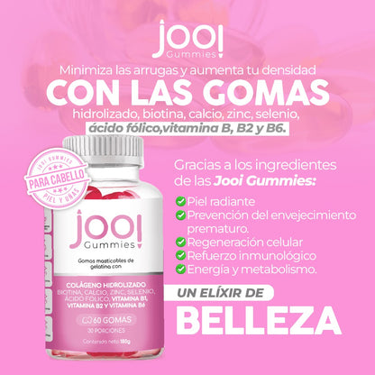Gomas con Vitaminas para Piel, Cabello y Uñas